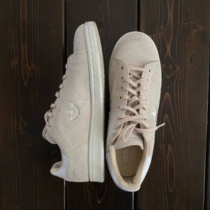 Adidas Stan Smith Suede Shoes Linen size 7